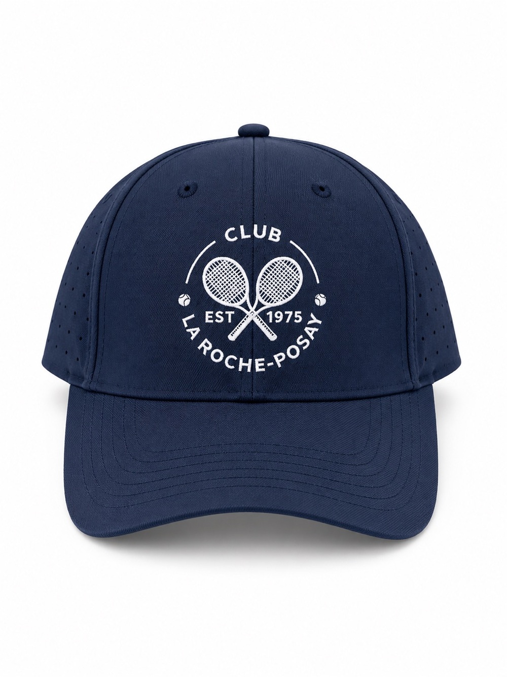 La Roche-Posay Club Tennis Hat Navy Embroidered Baseball Cap NWT